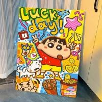 ราคา ภาพวาดสีน้ำมัน ภาพวาด ภาพสีน้ำมันดิจิตอลสีdiyการ์ตูนอะนิเมะสีน้ำมันบรรจุภาพวาดภาพวาดกราฟฟิตีดินสอสี (27906178609)