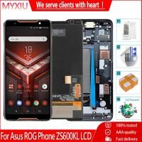 ราคา 6.0 "Original ZS600KL จอแสดงผล LCD สําหรับ ASUS ROG โทรศัพท์ Z01QD AMOLED LCD หน้าจอสัมผัสกรอบ Digitizer Assembly Replacement (29677726633)