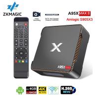 ราคา Zkmagic A95X MAX II Video Recording TV Box Android 9.0 4GB 64GB Amlogic S905X3 Quad Core Dual Wifi BT4.2 1000M 4K (8306435686)