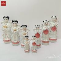 ราคา กิมท้ง เง็กนึ่ง เด็กคู่ บริวารเจ้าแม่กวนอิม ศิษย์เจ้าแม่กวนอิม พระโพธิสัตว์ กระเบื้อง สูง 4 / 6 / 7 / 8 / 10 นิ้ว (20631705728)