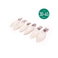 ราคา ปลาหมึกกล้วยลอกหนัง (แช่แข็ง) ขนาด 30-45 ตัว/กก. น้ำหนักเนื้อ 70% 1 กก./แพ็ค (42258567697)