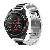 ราคา Band Metal For Mibro GS Active Smart Watch Strap Stainless Steel Bracelet Men Belt (28238387585)
