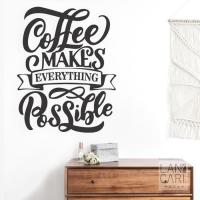 ราคา สติ๊กเกอร์ติดผนังกระจกร้านกาแฟ สติ๊กเกอร์ติดผนังหน้าต่างคาเฟ่ ตัด SMOOTH cafe ตกแต่งผนัง (43921480965)