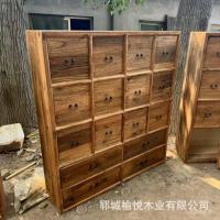 ราคา ตู้ยาจีนโบราณตู้ยาเก่า Elm ในครัวเรือนยาจีนโบราณไม้เนื้อแข็ง Tradition (43518727930)