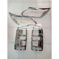 ราคา ครอบไฟหน้า + ไฟท้าย Colorado 2016-2020 โครเมียม (8913511387)