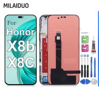 ราคา Orig AMOLED LCD สําหรับ HONOR X8b X8c จอแสดงผล LCD หน้าจอสัมผัสจอแสดงผล Digitizer Assembly (40150739063)