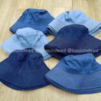ราคา Bucket Hat หมวกปีกรอบผ้ายีนส์ ไม่เชือก หมวกบักเก็ต ผ้ายีนส์ (27266246829)