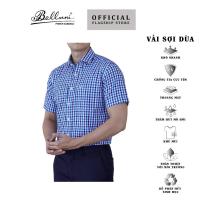 ราคา [New Arrival] เสื้อเชิ้ตแขนสั้นผู้ชาย BELLUNI ผ้าใยมะพร้าว - ABN.CCP.BE.253.บี2 (29687775433)