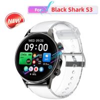 ราคา Black shark S3 สายนาฬิกาอัจฉริยะ Soft TPU สายโปร่งใส Black shark S3 สายนาฬิกา สายรัดข้อมือกีฬา (42055220215)