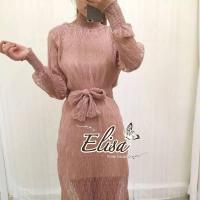 ราคา เสื้อผ้าแฟชั่นสไตล์เกาหลี ชุดเดรสยาว Dress ชุดเดรสสวยเพรียวสุดชิค Size L สีชมพูพร้อมส่ง สวยเหมือนแบบ (2338393557)