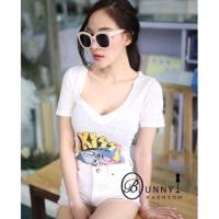 ราคา เสื้อยืดผ้าใยมะพร้าวสกรีนkiss (2727714906)