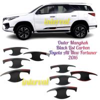 ราคา ชามประตูด้านนอก Toyota All New Fortuner 2016 Cover Black List Carbon (40721250485)