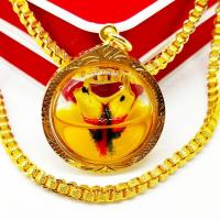 ราคา กาฝาก สาริกา แกะสลักจากไม้มะยม หลวงพ่อเปิ่น วัดบางพระ งานเลี่ยมทองไมครอนเกรดAกันน้ำ เลี่ยมในน้ำมันว่านมหาเสน่ห์ยิ่งแรงขึ (12885953247)