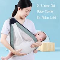 ราคา แฮนด์ฟรีเป้อุ้มเด็กห่อพร้อมสายรัดปรับระดับได้น้ําหนักเบาและระบายอากาศได้เป้อุ้มเด็กด้านหน้า (41415939310)