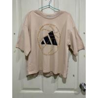 ราคา เสื้อยืดคอกลมทรงครอปแขนสั้นadidasสีครีมด้านหลังมีเชือกผูก (42815542505)