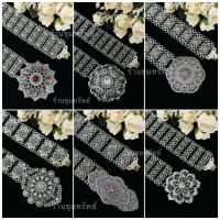 ราคา เข็มขัด​ เข็มขัด​ชุดไทย เข็มขัดเงินรมดำ เครื่อง​ประดับ​ชุด​ไทย​ (2622601371)