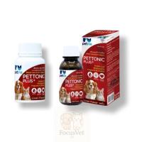 ราคา Pettonic Plus วิตามินบำรุงเลือด ร่างกาย สําหรับสุนัขและแมว ชนิดเม็ด และ ชนิดน้ำ (43665641464)