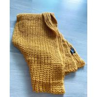 ราคา ผ้าพันคอผืนใหญ่ สีเหลืองมัสตาร์ด zara แท้ like new (23407757178)