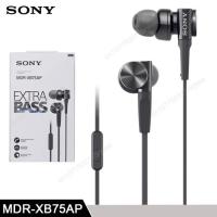 ราคา ของแท้ SONY MDR-XB75AP หูฟังอินเอียร์ แบบมีสาย เบสหนักพิเศษ 3.5 มม. พร้อมไมโครโฟน (28761681934)