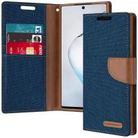 ราคา Mercury เคส Samsung Galaxy Note 10+ Plus เคสฝาพับแถบแม่เหล็ก MERCURY GOOSPERY Canvas Diary ของแท้ % (2782240759)