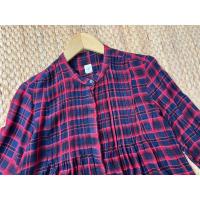 ราคา GAP x cotton x XS ลายสก็อตแดง ไม่ตำหนิ อก 36 ยาว 26 • Code : 865(2) (20572464070)