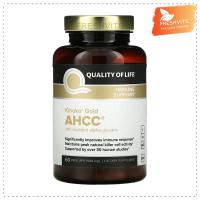ราคา Quality of Life,AHCC Kinoko Gold 500 mg, 60 capsules (18031105199)