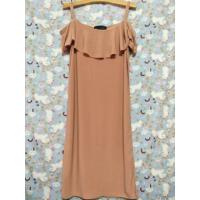 ราคา เดรสยาวสีโอรส เปิดไหล่ (1913606370)