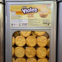 ราคา แครกเกอร์เค็ม ไวโอเล็ตปี๊บใหญ่ 4กิโลกรัม แคกเกอร์รสเค็ม ตราไวโอเล็ต (23046749576)