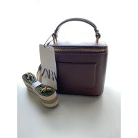 ราคา SALE!! ZARA New กระเป๋ารุ่นใหม่ล่าสุด ของใหม่ออกช้อป สีน้ำตาลทรงมินิ (23158884877)