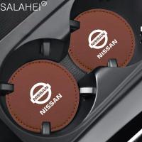 ราคา แผ่นรองแก้วน้ําหนัง กันลื่น สําหรับ Nissan Nismo Juke Tiida Teana GTR 350Z 370Z (25673791925)