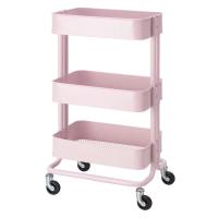ราคา IKEA RÅSKOG รวสกู๊ก รถเข็น, ชมพูอ่อน, 35x45x78 ซม. (25223979767)