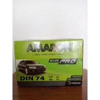 ราคา แบตเตอรี่AMARON DIN74 HILIFEPROแบตแห้งขั้วL (13449689563)