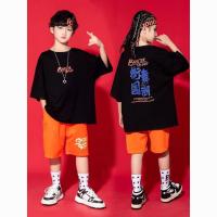 ราคา ชุดกีฬาเด็ก STREET DANCE HIP-HOP แขนสั้น สไตล์แฟชันฤดูร้อน (40121233803)