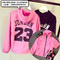 ราคา เสื้อคลุม ผ้าร่มมันๆลื่นๆสีชมพูสดใส ใส่ออกกำลังกาย ใส่กันแดด หรือใส่คลุมไปเที่ยวก็สวย (7591161)