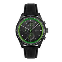 ราคา LACOSTE APEXT Chronograph รุ่น LC2011296 นาฬิกาข้อมือผู้ชาย สายหนัง สีทอง/ดำ/เขียว หน้าปัด 44 มม. (18494614726)