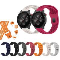 ราคา สําหรับ Huami Amazfit GTR 3 4 3pro 4pro GTR 2 2E GTR Mini สายรัดข้อมือซิลิโคนระบายอากาศ (43967076339)