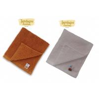 ราคา ผ้าเช็ดหน้า ขนหนู ตราหมีคู่ 100%คอตตอน ขนาด 12"x12" สำหรับเช็ดหน้า ผ้าเช็ดหน้า ผ้าเช็ดปาก สีแก่นบวร/สีขาว (7856622368)