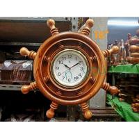 ราคา นาฬิกาพวงมาลัยเรือไม้สัก(แบบแขวน)มีขนาด 8",10",12",14",16",18" (5238634481)