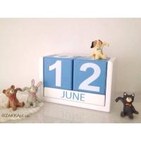 ราคา ปฏิทินไม้ Wooden Block Calendar สำหรับวางตกแต่งน่ารักๆ (2636019413)