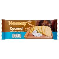 ราคา ว๊าว โฮมมี ขนมปังกรอบ รสมะพร้าว 120กรัม Homey Coconut Cracker 120g (6393807512)