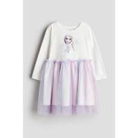 ราคา H&M(เอชแอนด์เอ็ม) เดรสกระโปรงลูกไม้ตาข่ายพิมพ์ลาย เด็กผู้หญิง 1252393_1 (29259091814)