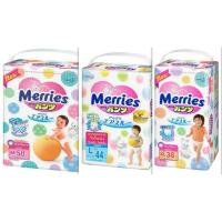 Merries เมอร์รี่ส์ เจแปน แพ้นส์ ผ้าอ้อมแบบกางเกง ขนาด M 58 ชิ้น