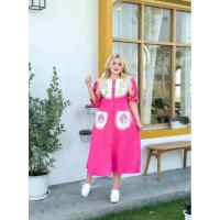 ราคา ชุดเดรสสาวอวบ สาวสวย Bigsize งานป้าย แต่งลูกไม้ พร้อมลายพิมพ์ผ้าฟรุ้งฟริ้ง (25272318838)