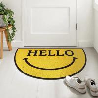ราคา พรมดักฝุ่นHELLO ครึ่งวงกลมสไมลลี่สีเหลืองสดใสpreorder// miss.hygge (11826651328)