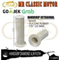ราคา ปลอกแฮนด์ Custom Classic ด้ายตรงสีขาวหกเหลี่ยม Universal Honda Yamaha XSR 155 Fazzio Fino Grand C70 Japstyle (43905726154)