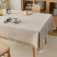 ราคา Happy HOMLIV [หนา] ผ้าปูโต๊ะผ้าฝ้าย 4 คน 6 คน ผ้าปูโต๊ะสี่เหลี่ยมผืนผ้า (18160452019)