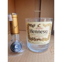 ราคา แก้ว Hennessy แก้วตัดจากขวด Hennessy ติดสติ๊กเกอร์กันน้ำให้เรียบร้อย (21169994751)