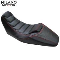 ราคา เบาะมอเตอร์ไซค์ INFINITY เบาะแต่ง 2 ตอน MSX-125 (เก่าไฟตาเดียว) รุ่น มีหมอน สีดำ/ดำ motorcycle-seats T7 (23047608561)