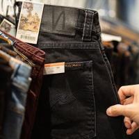 ราคา [NEW ARRIVAL] Tight Terry Rainy Black กางเกงยีนส์ nudie ของแท้ 100% (8479559602)