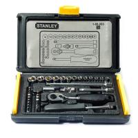 ราคา STANLEY บ็อกชุด 1/4" จำนวน 35 ชิ้น ลูกบ็อกซ์ มาตรฐาน 6 เหลี่ยม รุ่น : 89-033 (40157251826)